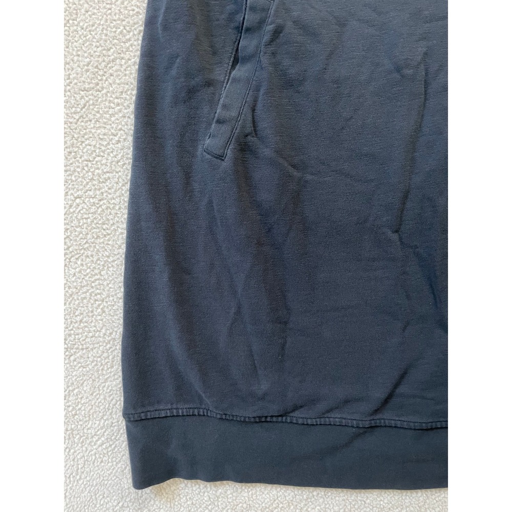 Toad&Co Womens Small Hoodie Dress Navy Long Sleeve Pockets Pullover Mini Boho - Picture 9 of 16